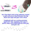 Purrdy Paws Soft Nail Caps for Cat Claws - Robins Egg Glow-in-the-Dark