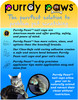 Purrdy Paws Soft Nail Caps for Cat Claws - Robins Egg Glow-in-the-Dark