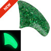 Purrdy Paws Soft Nail Caps for Cat Claws - Green Glitter Glow-in-the-Dark