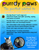 Purrdy Paws Soft Nail Caps for Cat Claws - Green Glitter Glow-in-the-Dark