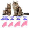 Purrdy Paws Soft Nail Caps for Cat Claws - Pink Glow-in-the-Dark