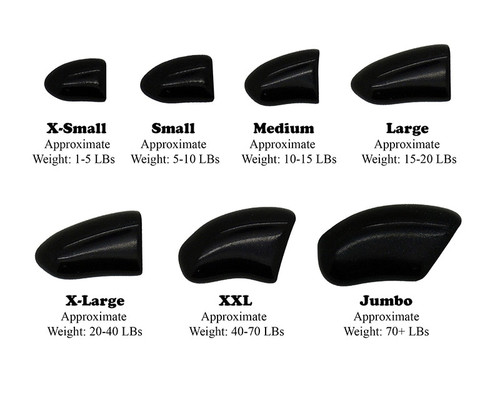 K9 Nail Caps—Better Grip & Anti-Slip, White
