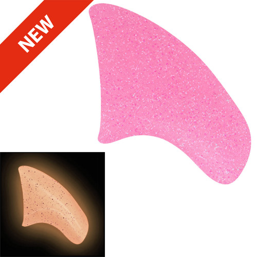 Purrdy Paws Soft Nail Caps for Cat Claws - Pink Glitter Glow-in-the-Dark