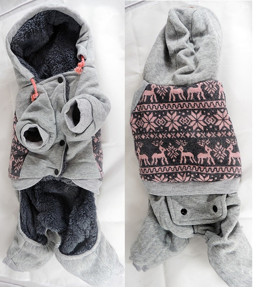 Dog Sweat Suits with Hoods | Purrdy Paws