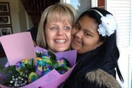 Opportunity blossoms in family's backyard florist for young Canberrans with disabilities