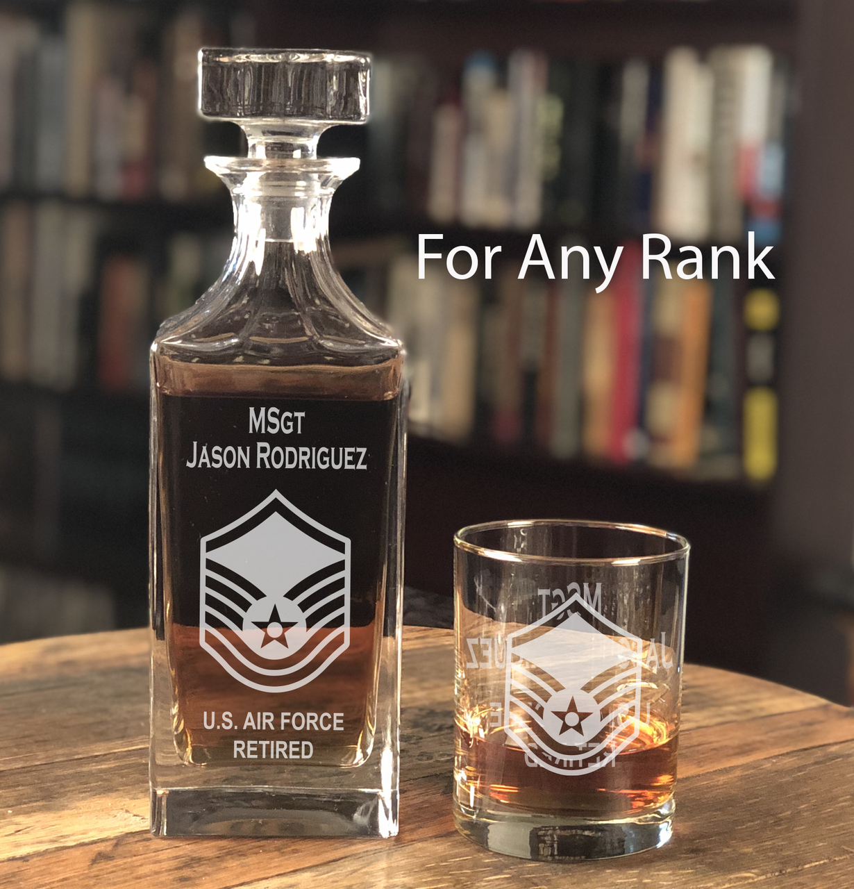 Bourbon & Bull Whiskey Decanter - Thumbnail 2