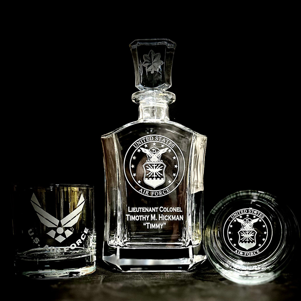 Bourbon & Bull Whiskey Decanter - Thumbnail 5