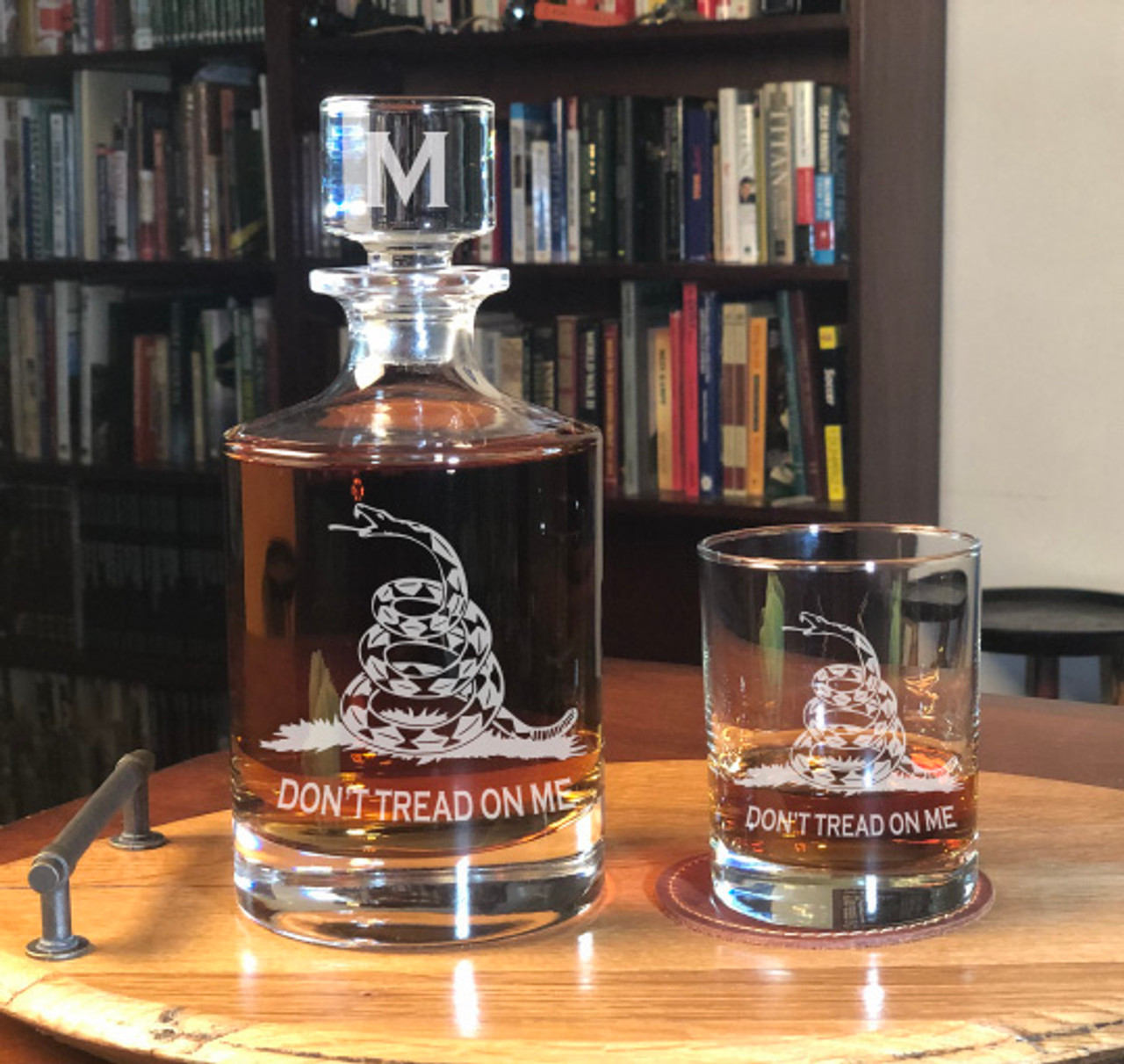 Don't Tread On Me - Magnus Whiskey Decanter Set