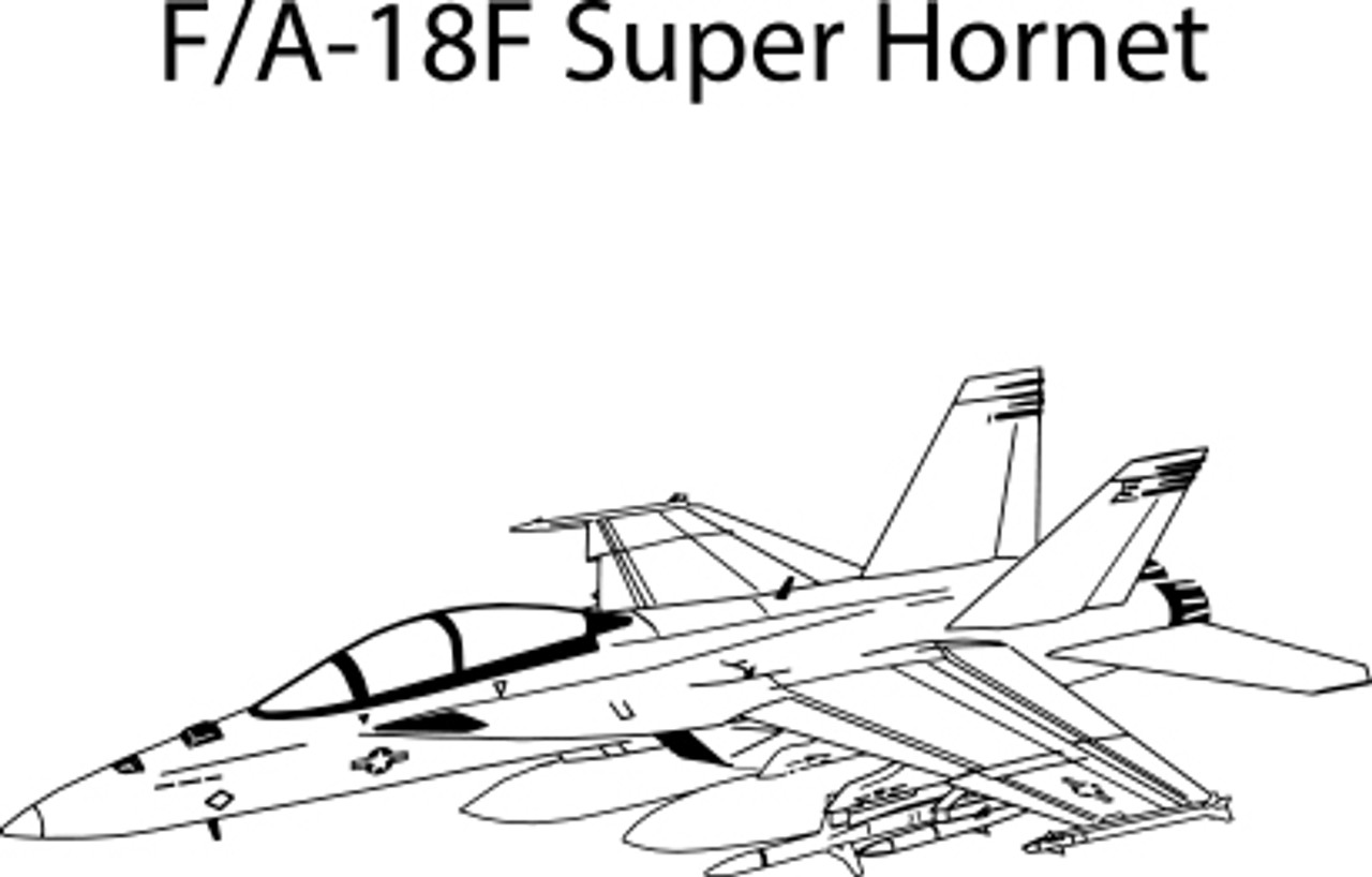f18 coloring pages