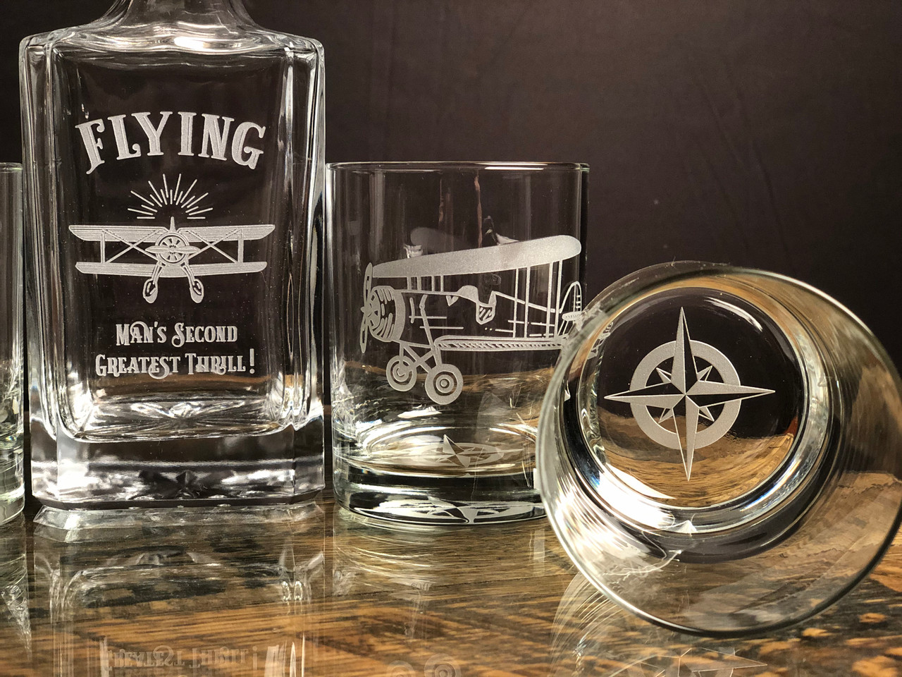 Whimsical Aviation Whiskey Glasses, Airplane Glass, Gift for Pilot, Pilot  Gift, Aviation Gifts, Birthday Gift, Father's Day Gift -  Norway