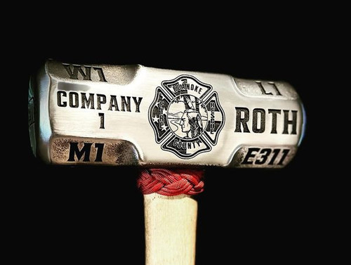 4-lb Custom Hammer, engraved, front