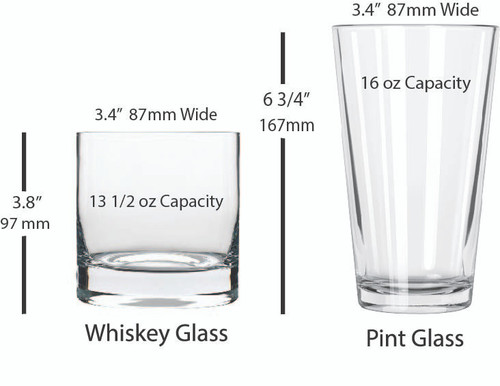 Evergreen Park Police Badge Custom Whiskey Decanter Set