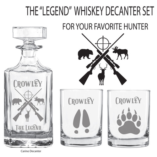 The "Legend" Hunter Decanter Set