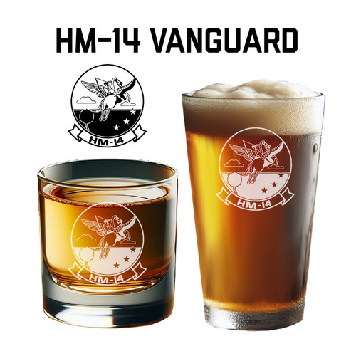 HM-14 Vanguard Squadron Patch Glasses