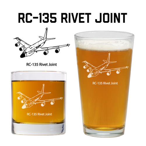RC-135 Rivet Joint Glassware