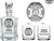Washington state Trooper Whiskey Decanter gift Set