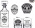 Austin Police Badge Custom Whiskey Decanter Set, engraved