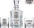 FDIC OIG Special Agent Custom Whiskey Decanter Set, engraved