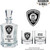 Battle Creek Police Department -  Florida Police Officer- Whiskey Decanter Retirement Gift Set - Whiskey Glass - Pint Glass