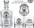 Montgomery County Police Department Badge - Whiskey Decanter Retirement Gift Set - Whiskey Glass - Pint Glass