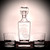 Air Force Weapons School Custom Whiskey Decanter Gift Set, engraved, close-up