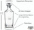 HSC-4 'Black Knights' Custom Whiskey Decanter Gift Set - decanter size and specifications