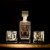 Army Special Forces Custom Engraved Whiskey Decanter Set, engraved, third view