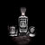 Maricopa County Sheriff's Department Badge Whiskey Decanter Set - Custom Designed to Your Department Badge or Patch