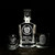 Richmond, IN Police Department Badge Custom Whiskey Decanter Set