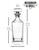 Custom Navy Whiskey Decanter Set in Handcrafted Wooden Box, engraved, gift view