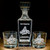 Custom Air National Guard Decanter Set in Handcrafted Wooden Box – Bourbon Lover's Premium Presentation Gift