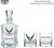 Air Force Whiskey Decanter Set, engraved, front