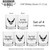 Aim High US Air Force Motto Whiskey Glass Set - Laser Engraved & Sandblasted, engraved