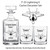 F-35 Lightning II Whiskey Decanter Set - Personalized Gifts for Pilots, engraved