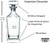 F/A-18F Super Hornet Whiskey Decanter Set, engraved, detail