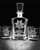 Custom Police Badge Whiskey Decanter Set - Custom Designed to Your Department, engraved, second view