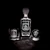 Custom Police Badge Whiskey Decanter Set - Custom Designed to Your Department, engraved, view 18