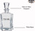 Personalized 50th Birthday Whiskey Decanter Set, engraved