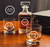 Custom Engraved Cattle Brand Logo Whiskey Decanter Set