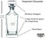 Personalized Birthday Whiskey Decanter Set, engraved, detail