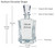 EOD Officer Whiskey Decanter Set, engraved, front