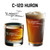 C-12 Huron USAF engraved glassware