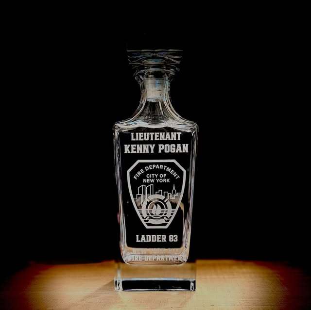 Engraved shot glass