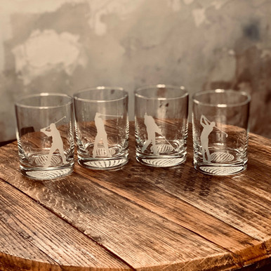 Golfer Whiskey Glasses