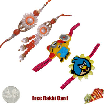 Pearl Moti Family Set with a Free Silver Coin