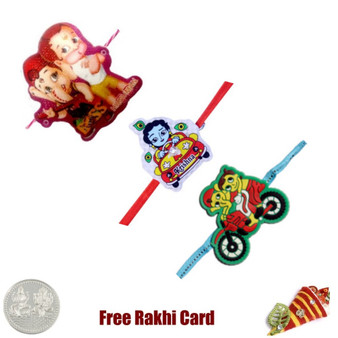 Kids Rakhi Set of 3 - Canada Delivery