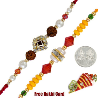 Fancy Rakhi Set of 2 - UK Delivery