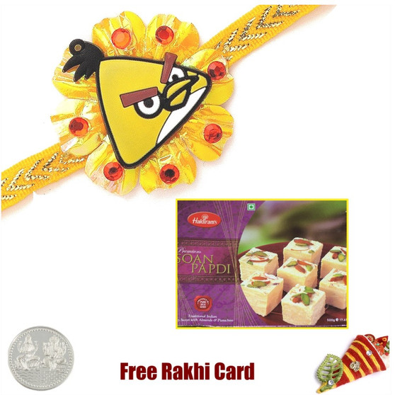 Kids Rakhi with 500 gms Soan Papadi