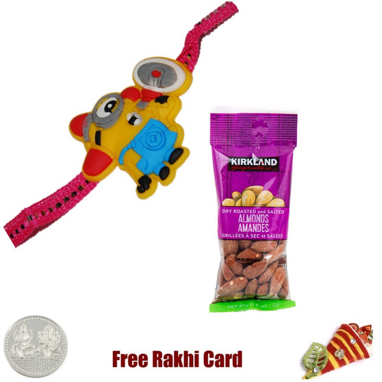 Kids Rakhi with 50 grams Almonds - Canada