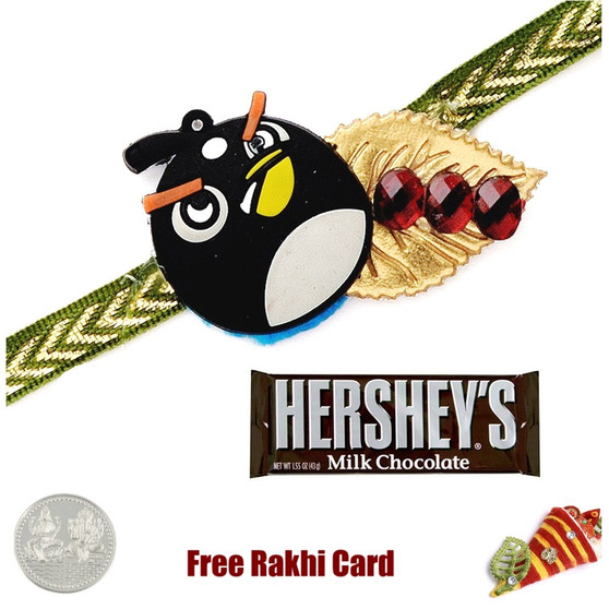 Kids Rakhi with Hershey's Milk Chocolate  Bar - Canada Delivery